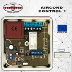 CONTRUST AIRCOND CONTROL 1 είναι ελεγκτής AIRCONDITION χωρίς καλώδια για ασύρματο έλεγχο κληματιστικών με μαγνητική επαφή για ξενοδοχεία ενοικιαζόμενα δωματια air-bnb